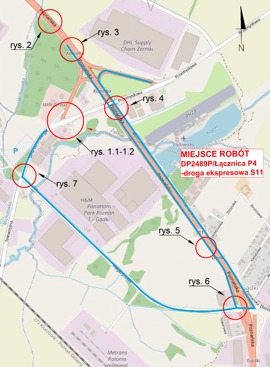 Budują drogę na lotnisko wojskowe – będą zmiany w rejonie węzła Koninko i S11