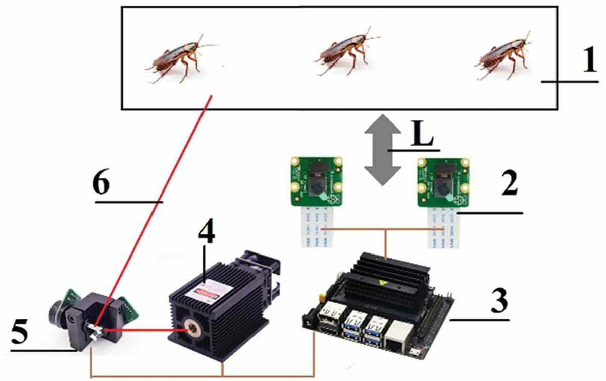 Schemat poglądowy konfiguracji lasera
