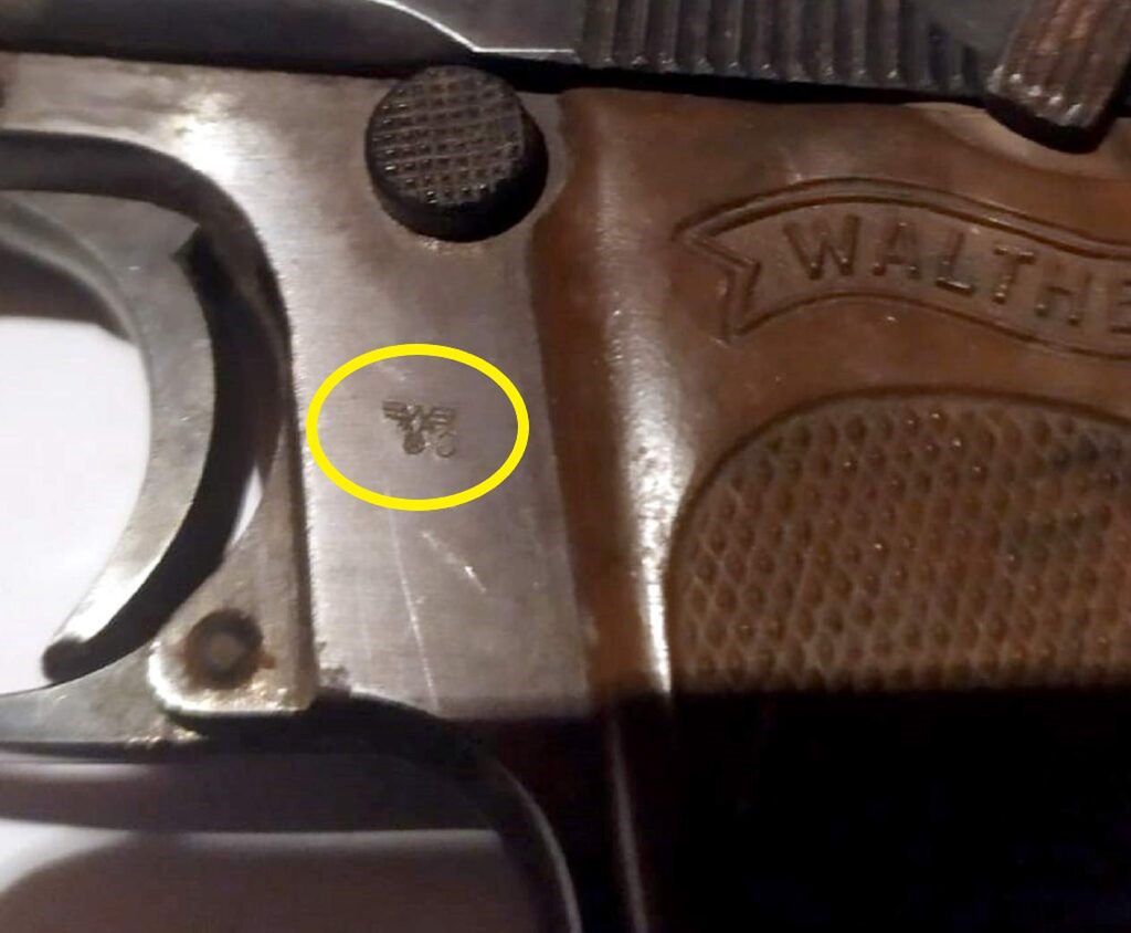 Nazistowki Walther PPK odnaleziony w Polsce