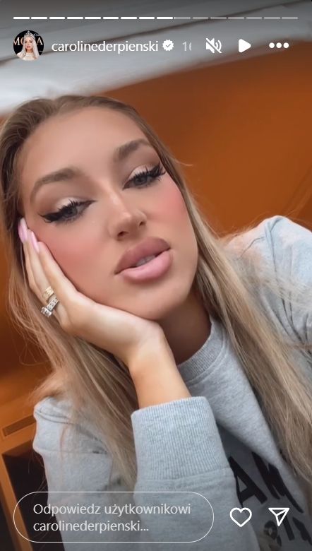 Caroline Derpieński utknęła w Polsce.