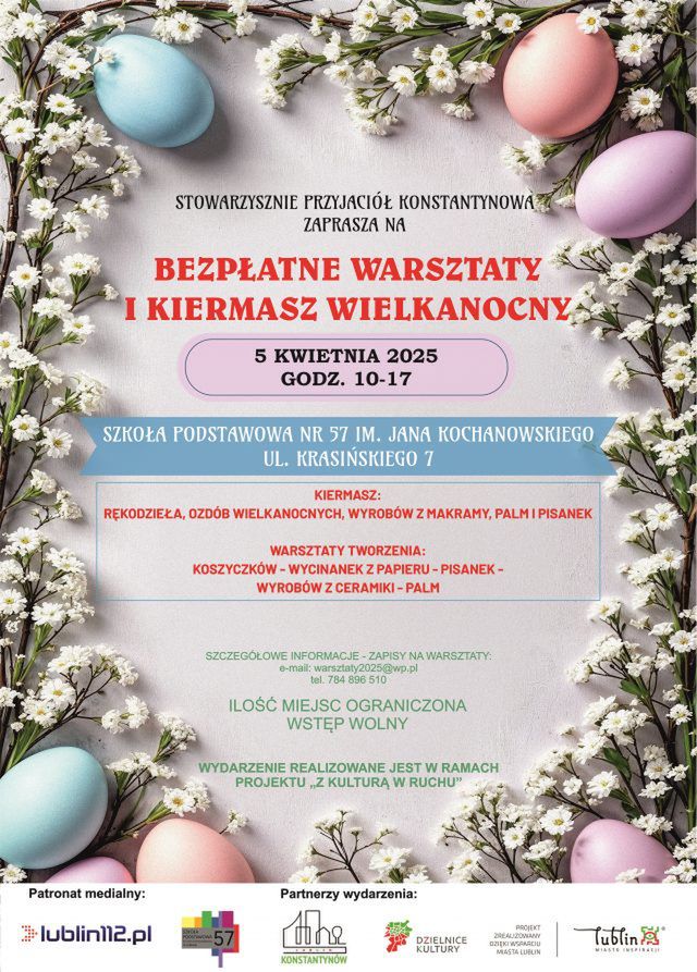Warsztaty i Kiermasz Wielkanocny w Szkole Podstawowej nr 57. Warto odwiedzić to miejsce
