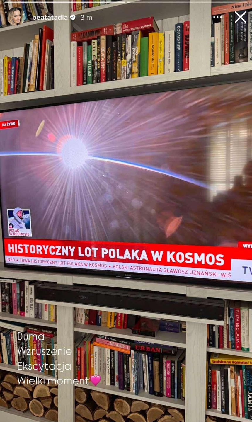 Gwiazdy reagują na start misji Uznańskiego-Wiśniewskiego