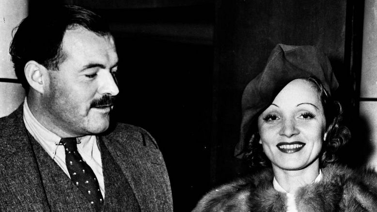 Ernest Hemingway i Marlena Dietrich 