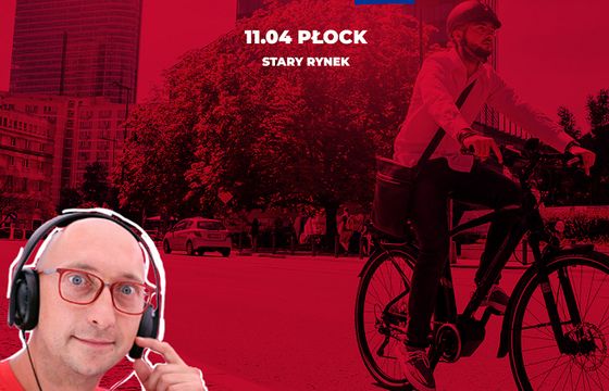 „Rowerowy kwiecień” z Kamilem Noselem na antenie Radia ZET