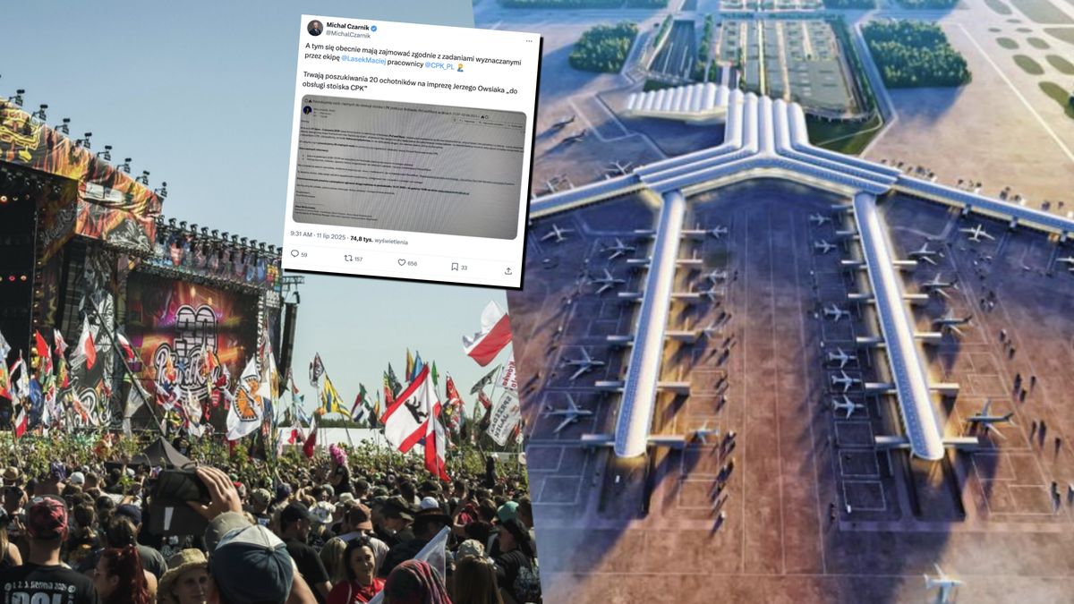 Spółka CPK wystawi stoisko na Pol'and'Rock. Szuka 20 ochotników