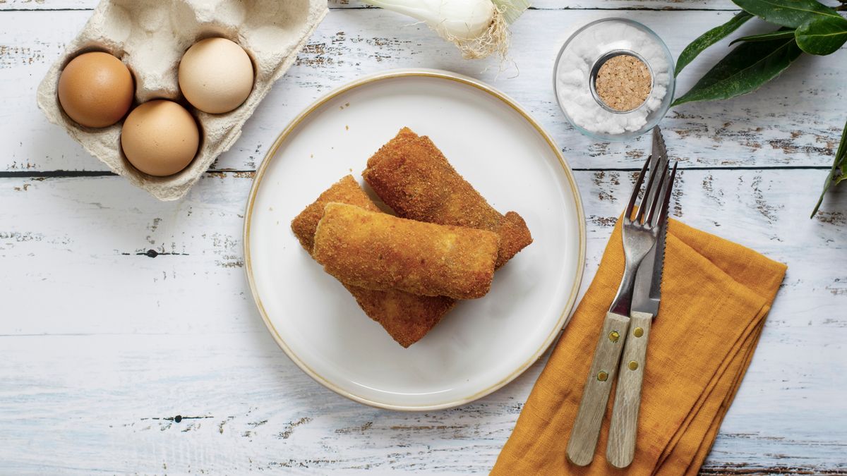 Krokiety z pieczarkami i mozzarellą