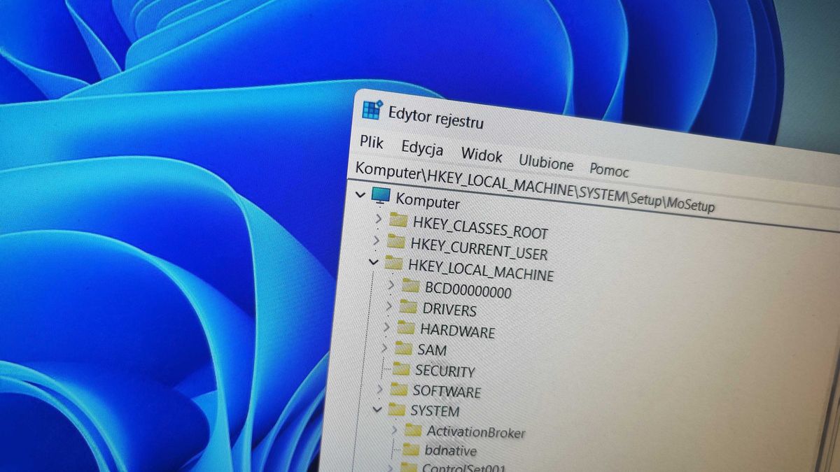 Edytor rejestru w systemie Windows 11