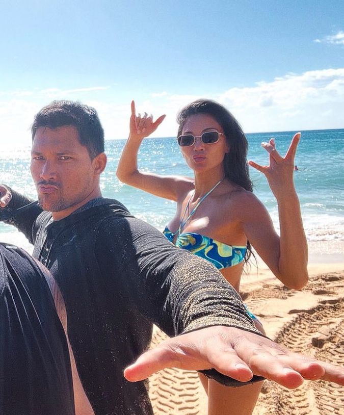 Nicole Scherzinger na Hawajach
