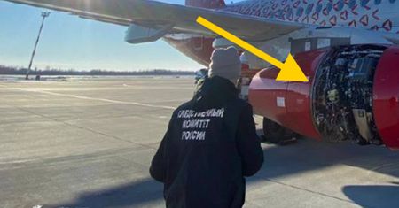 Kuriozalne nagranie z Rosji. Na pokładzie było prawie 100 osób
