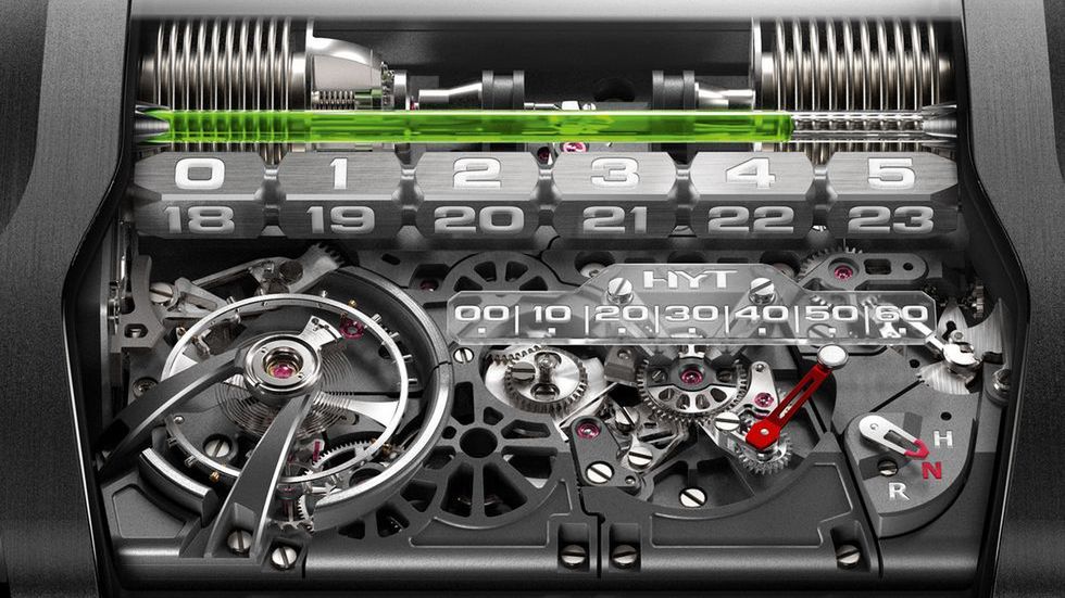 HYT H3: fascynujący zegarek hydromechaniczny. Pokazuje czas za pomocą cieczy 1