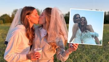 Suknia dziennikarki TVN drugi raz na WOŚP. W niej brała ślub z partnerką