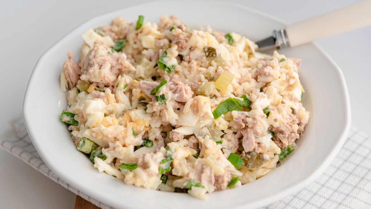 Salad with rice, tuna, egg, pickled cucumber, and chives.
salad, tuna, rice, cucumber, pickled, chives, mayonnaise, food, lunch, yogurt, fresh, vegetable, calories, organic, raw, traditional, vegetables, appetizer, background, bowl, cold, cooking, cuisine, delicious, diet, dish, eating, holiday, homemade, kitchen, mixed, nutrition, portion, prepare, prepared, vegetarian, vegetarianism, vitamin, white, culinary, meal, meat, tasty, party, egg, salad, tuna, rice, cucumber, pickled, chives, mayonnaise, food, lunch, yogurt, fresh, vegetable, calories, organic, raw, traditional, vegetables, appetizer, background, bowl, cold, cooking, cuisine, delicious, diet, dish, eating, holiday, homemade, kitchen, mixed, nutrition, portion, prepare, prepared, vegetarian, vegetarianism, vitamin, white, culinary, meal, meat, tasty, party, egg