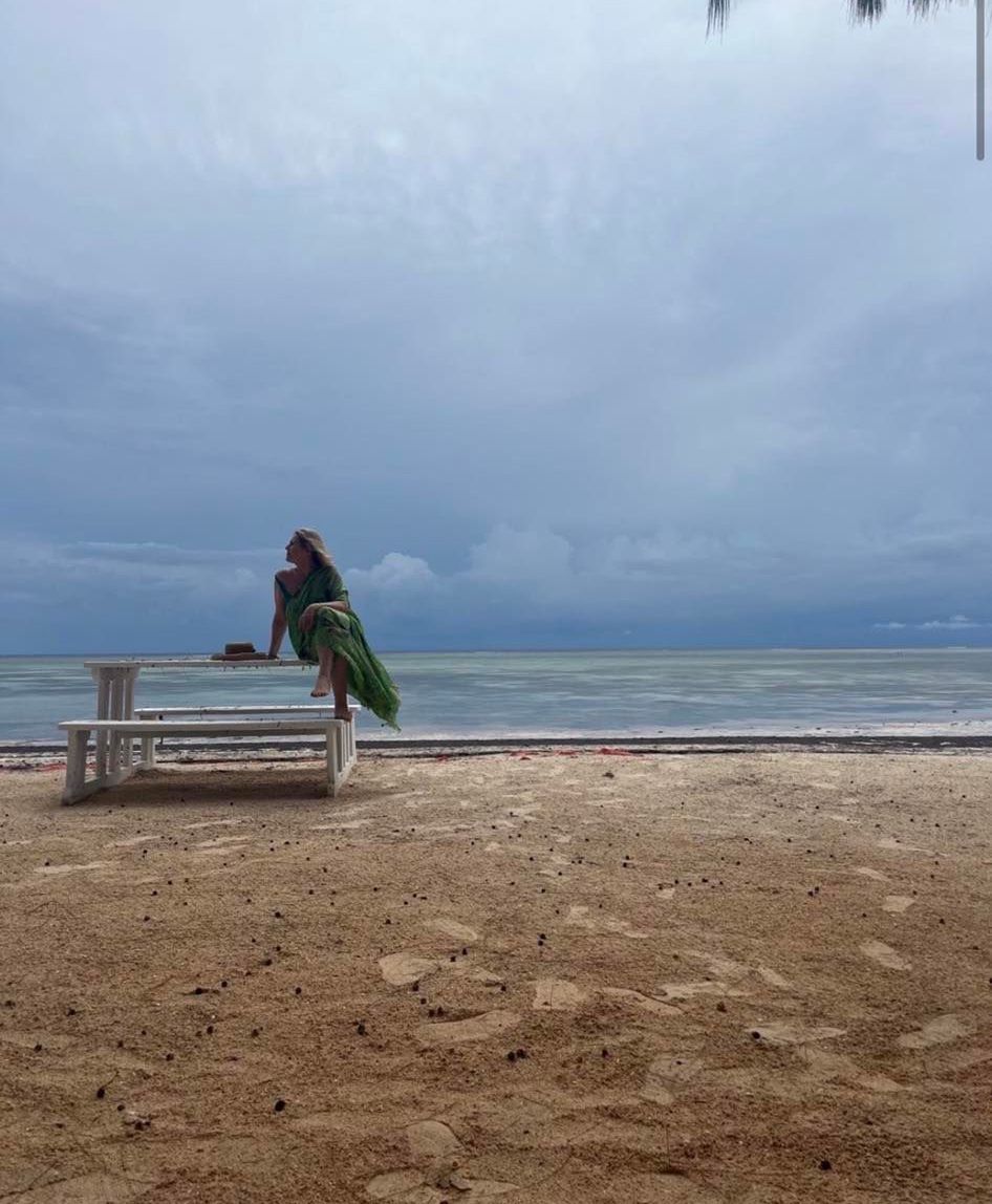 Grażyna Szapołowska na Zanzibarze