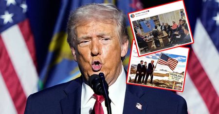 Trump szydzi z Grenlandii i NATO. Opublikował dwie grafiki