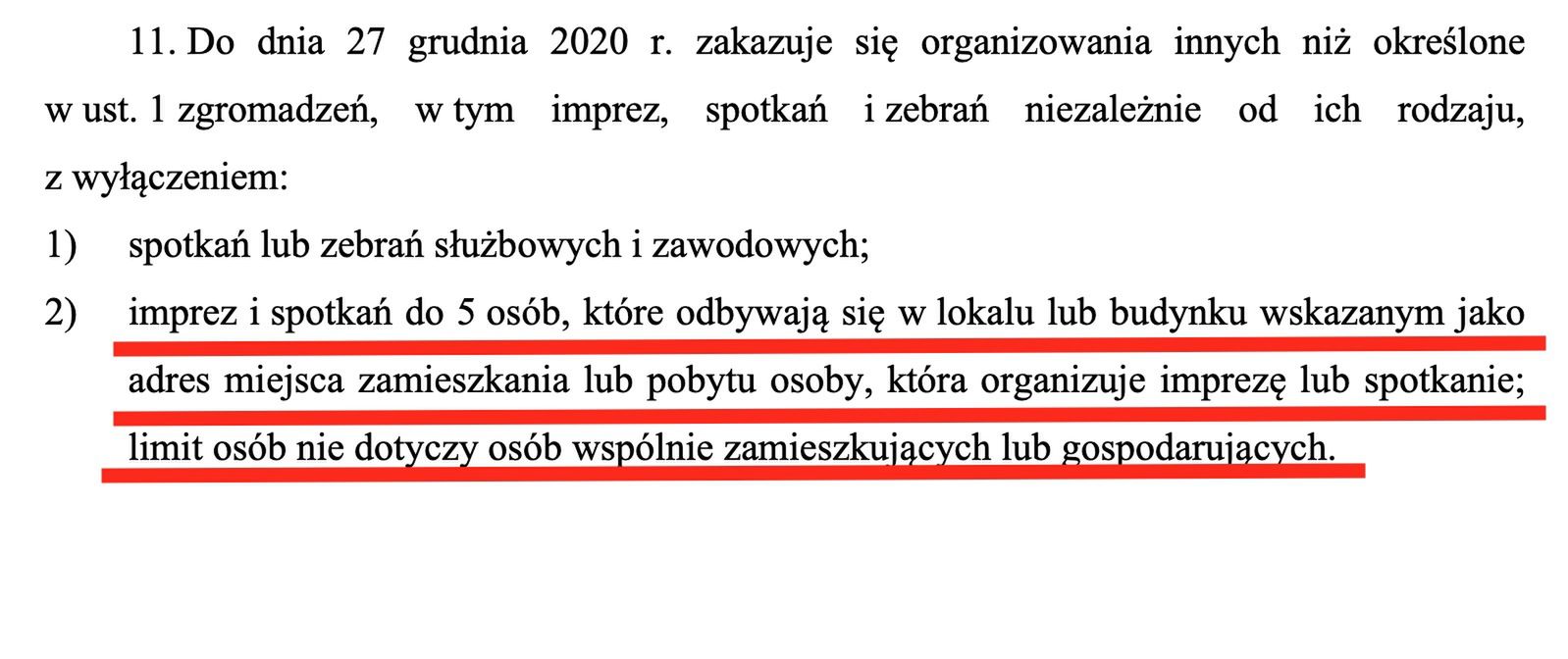 Fragment projektu rozporządzenia