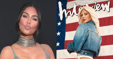 Patriotyczna Kim Kardashian świeci pośladkami na okładce magazynu (ZDJĘCIA)