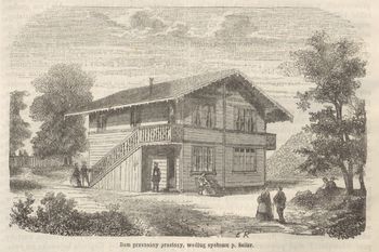 Domy przenośne sprzed prawie 170 lat. Francuskie prefabrykaty.