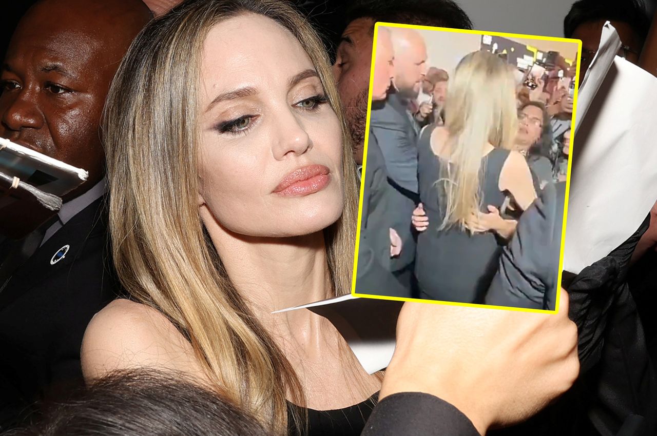 Angelina Jolie promotes her movie in Venice and gets surprised by a fan in Toronto