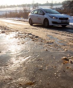 Lód pokryje drogi. Ostrzeżenia pierwszego stopnia