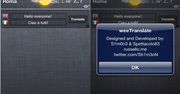 weeTranslate, czyli widżet z translatorem dla iOS 5