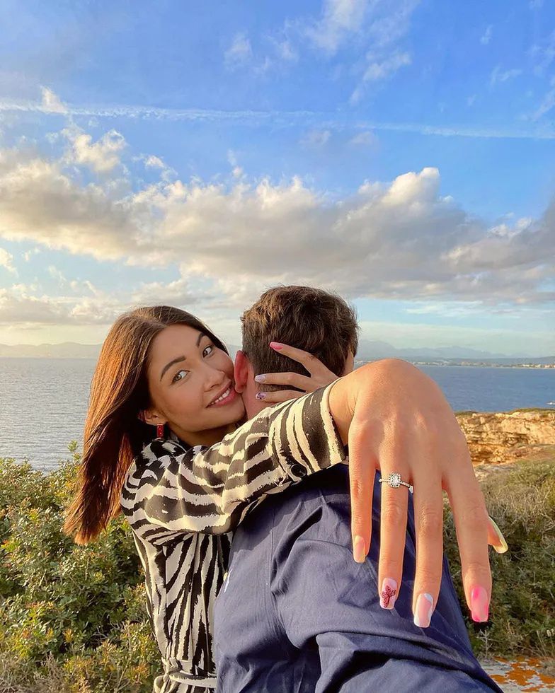 Żaklina Ta Dinh z narzeczonym