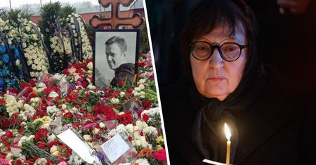 Wróciły na grób Aleksieja. "Ludzie wciąż przychodzą"