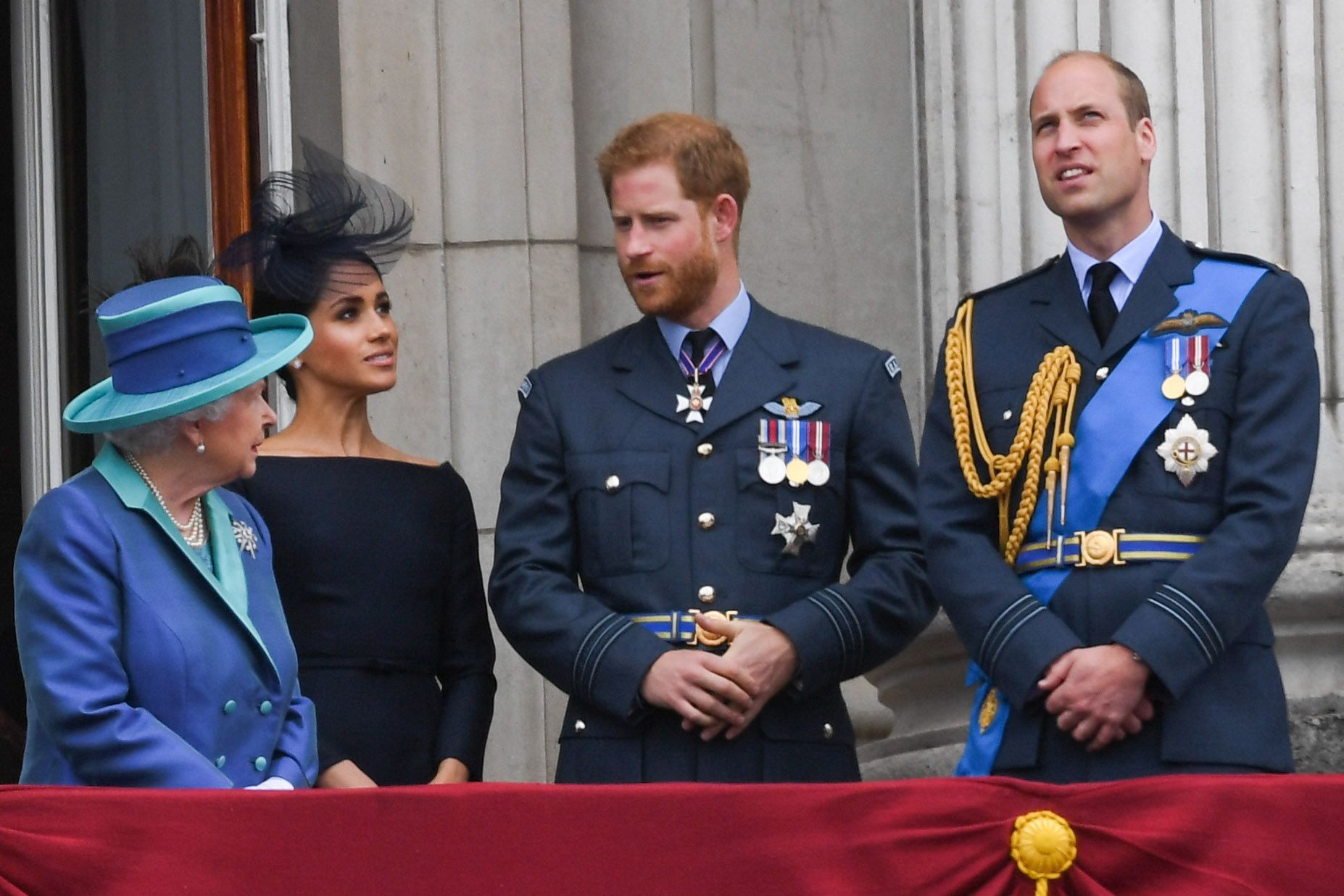 Meghan Markle i królowa Elżbieta w 2018 roku