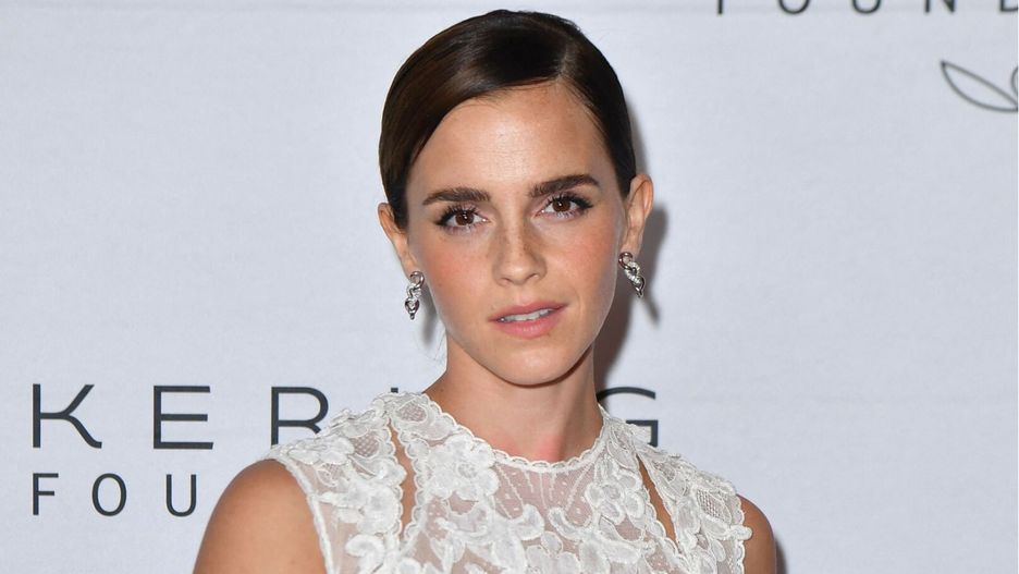Emma Watson w koronkowej sukni 