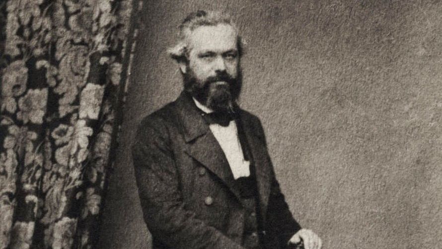 Karol Marks na zdjęciu z początku lat 60. XIX wieku 