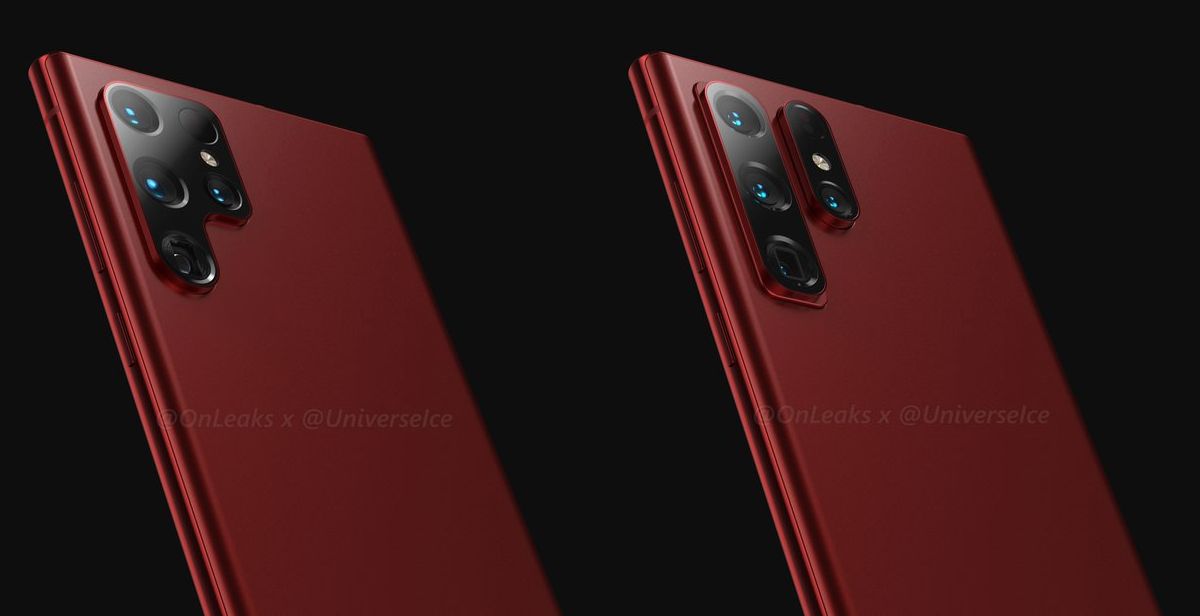 Samsung Galaxy S22 Ultra z wbudowanym rysikiem? Wycieka wygląd całej serii 5