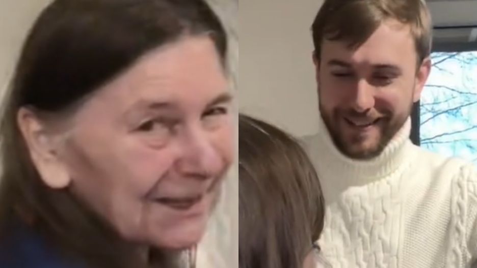 Babcia przywitała męża wnuczki wzruszającymi słowami