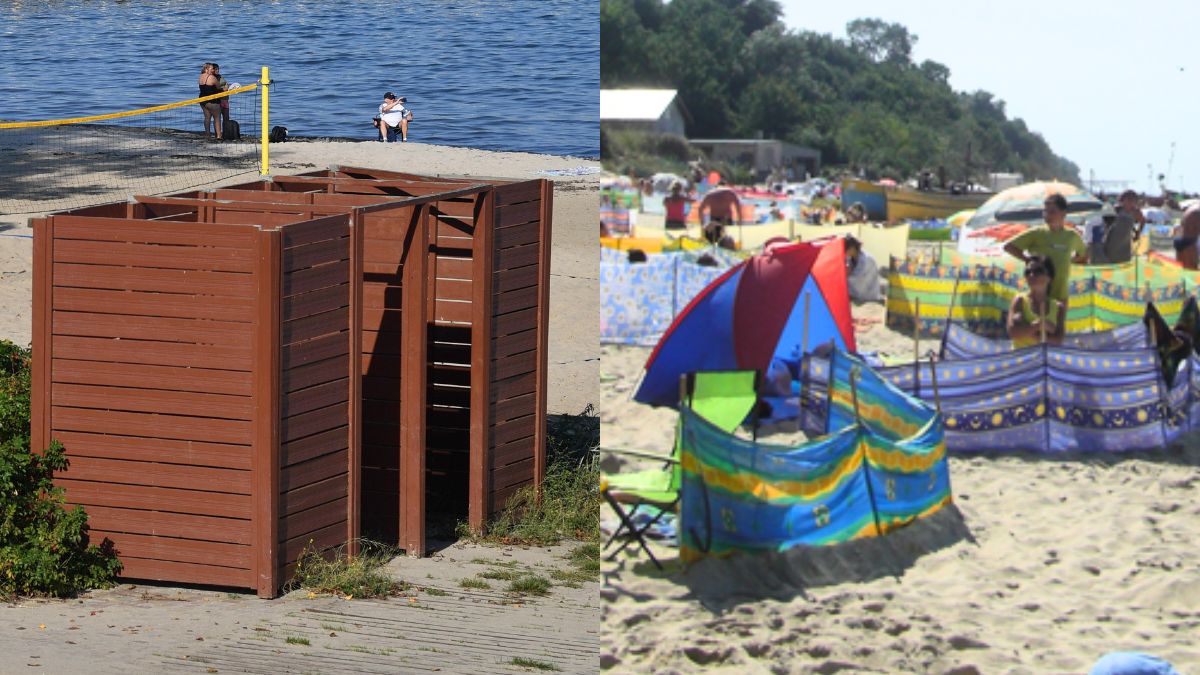 Przez zachowanie turystów zlikwidowano przebieralnie w Rewalu