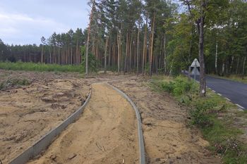 Coraz bliżej ścieżki rowerowej z Piły do Kotunia. Widać już przebieg trasy