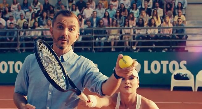 Agnieszka Radwańska z Tomaszem Rożkiem w nowej reklamie Lotosu (wideo)
