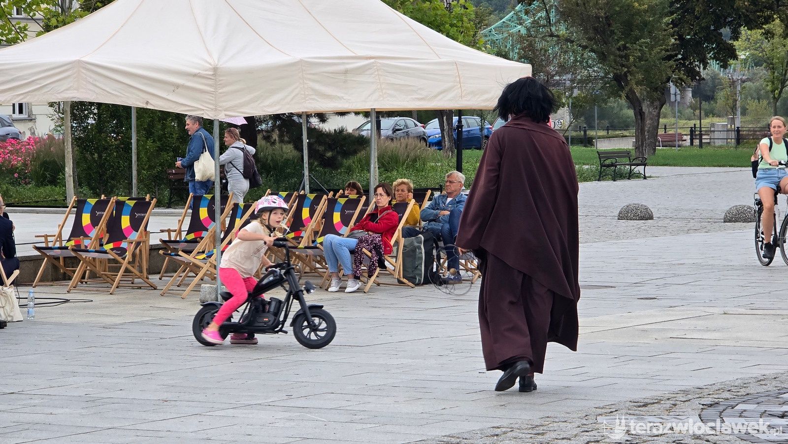 Mobilne miasteczko Kopernika we Włocławku