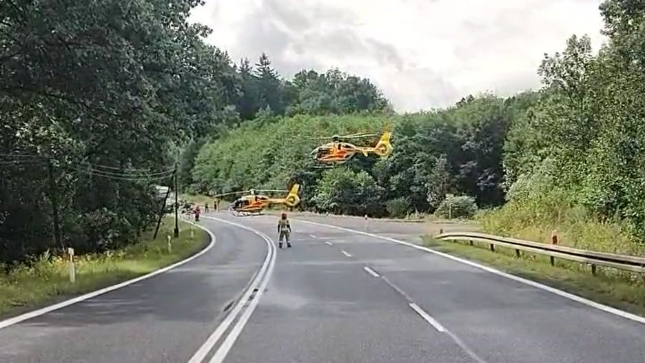 Tragiczny wypadek na DK8