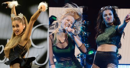 "ŚWIĄTECZNE SHOW": Iggy Azalea i pośladki Ariany Grande... (ZDJĘCIA)