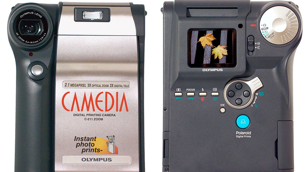 Czy wiedzieliście, że Olympus miał aparat do fotografii natychmiastowej? Oto Olympus Camedia C-211 1