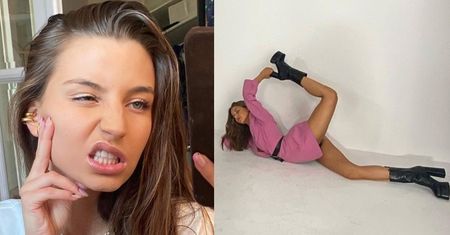 Julia Wieniawa wygina się na betonie i zadziera nogę za głowę w nowej sesji (FOTO)
