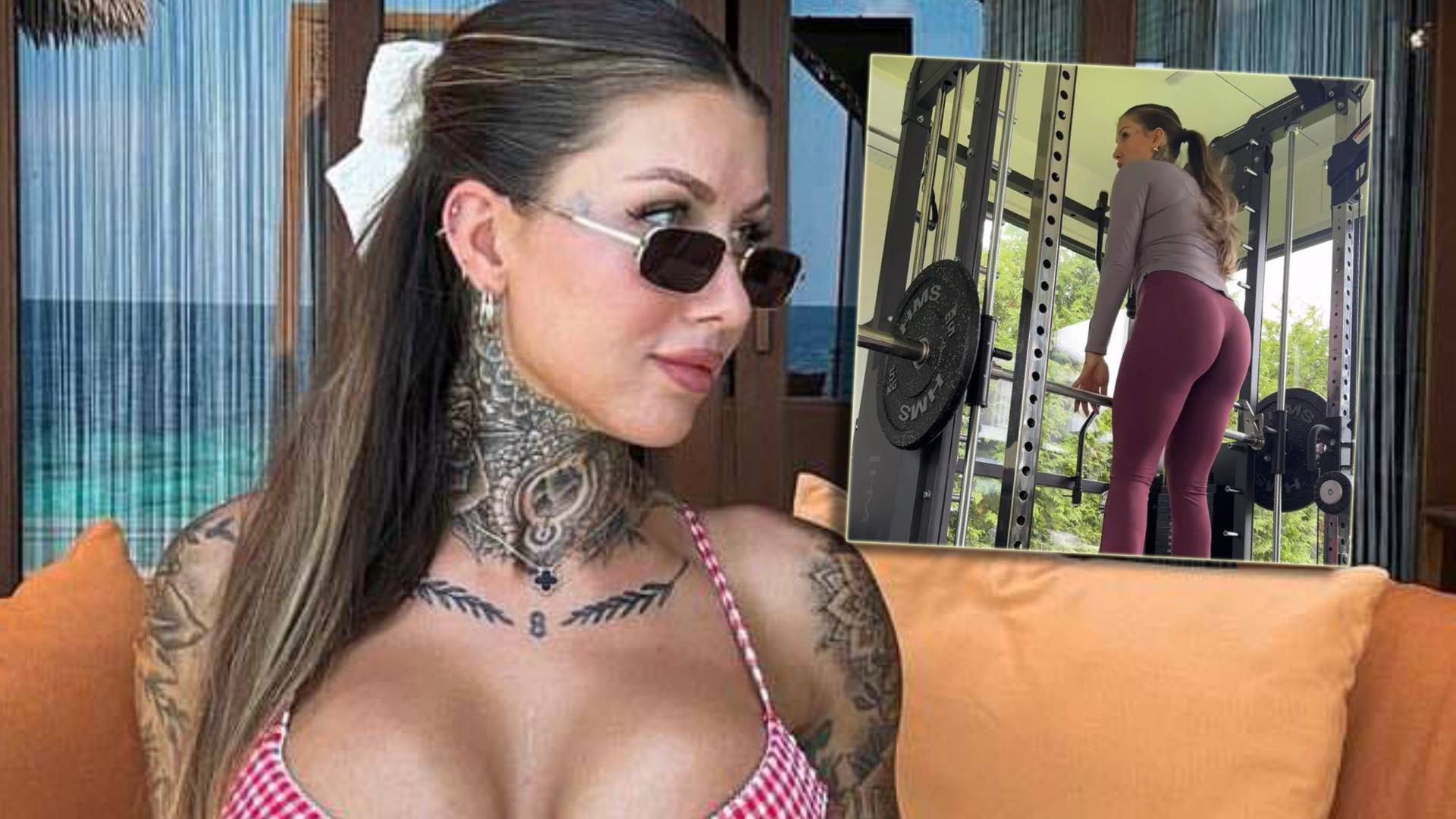Deynn trenuje w ciąży (Instagram)