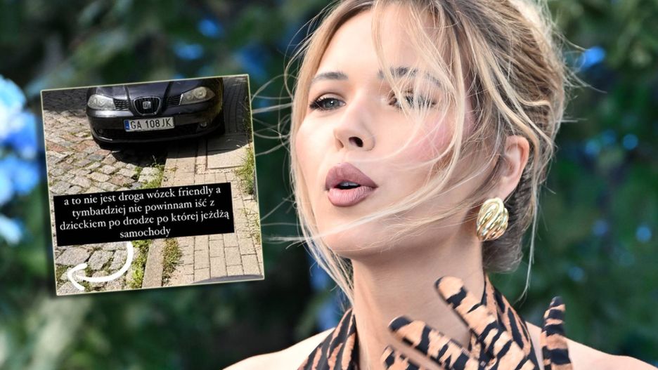 Sandra Kubicka narzeka na chodniki (fot. KAPiF, Instagram)