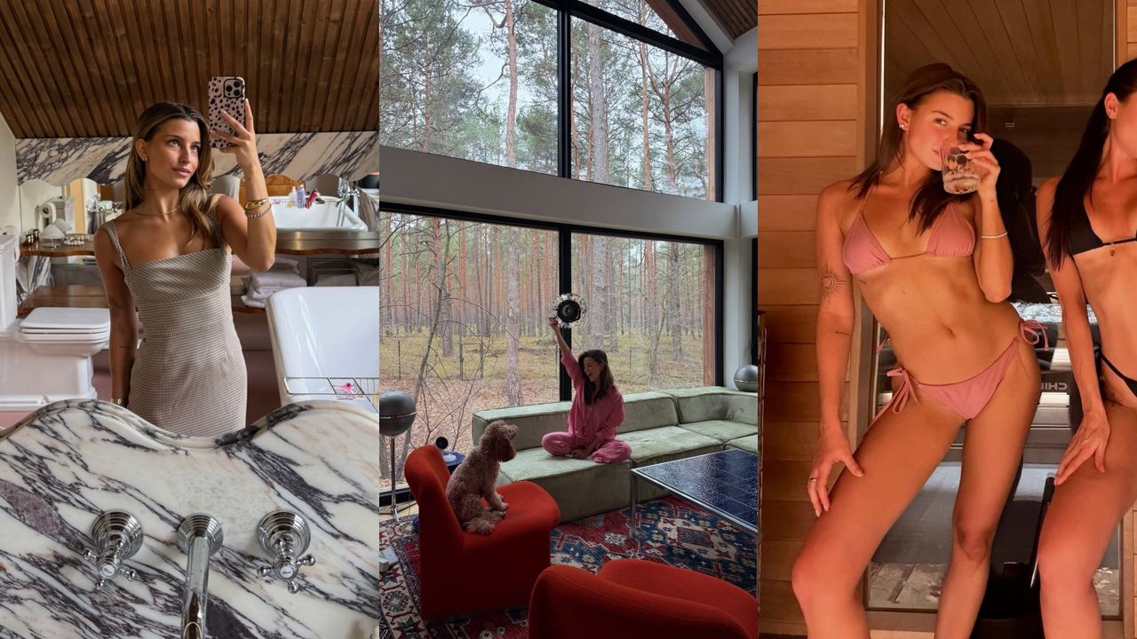 Tak wygląda LEŚNA CHATKA Julii Wieniawy: ogromne okna, marmurowa łazienka i sauna (WIDEO)