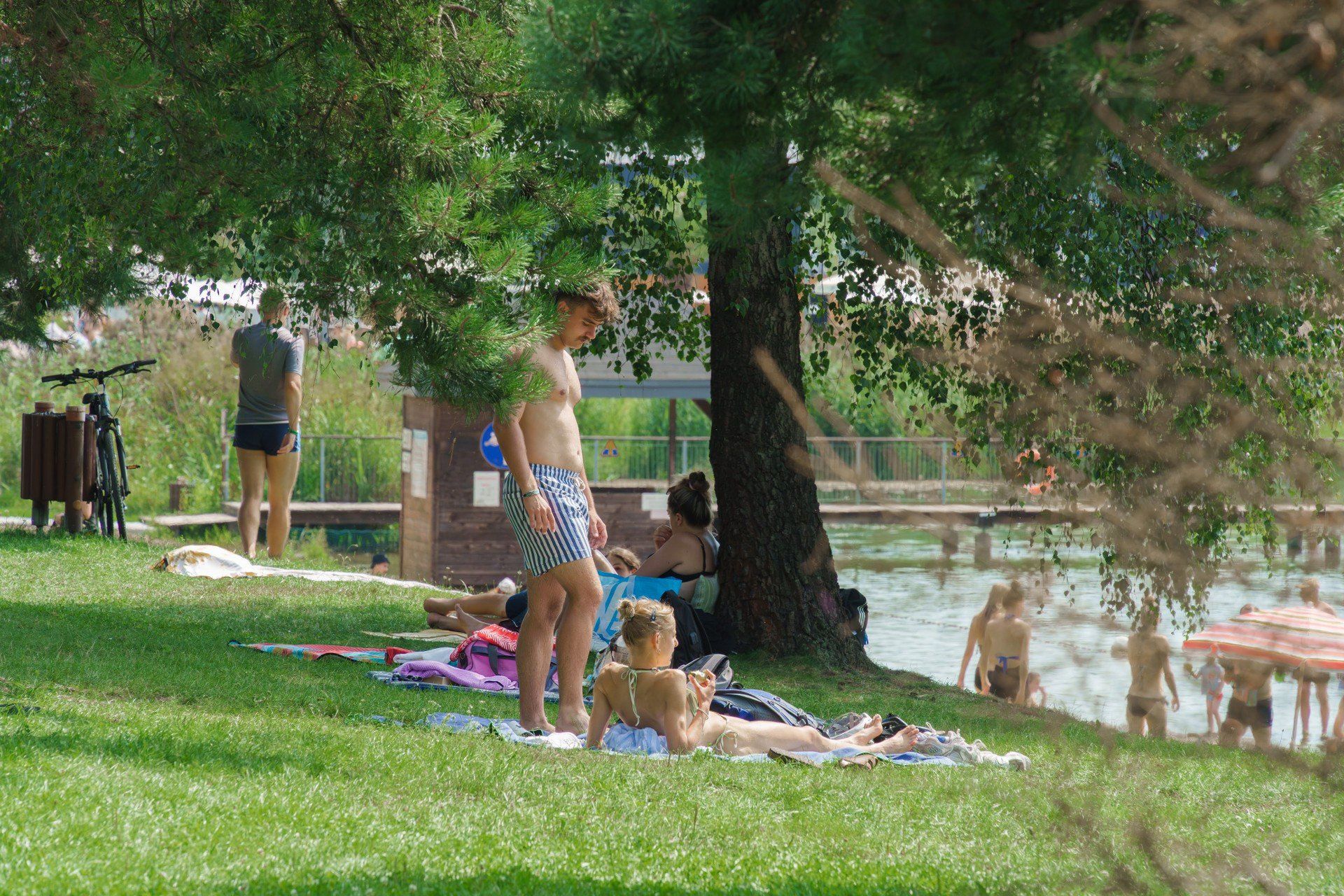 10.08.2025 Stary Sącz, stawy, kąpielisko, aquapark, lato, opalanie

fot. Damian Radziak