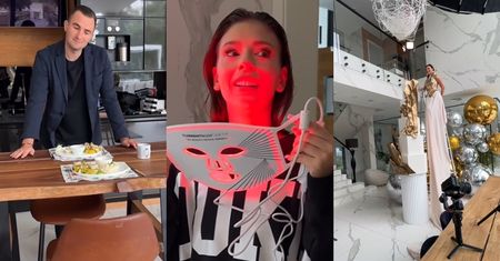 Klaudia Halejcio relacjonuje urodzinowy weekend: krewetki od Oskara, maska LED i sesja w willi za ponad 9 milionów złotych