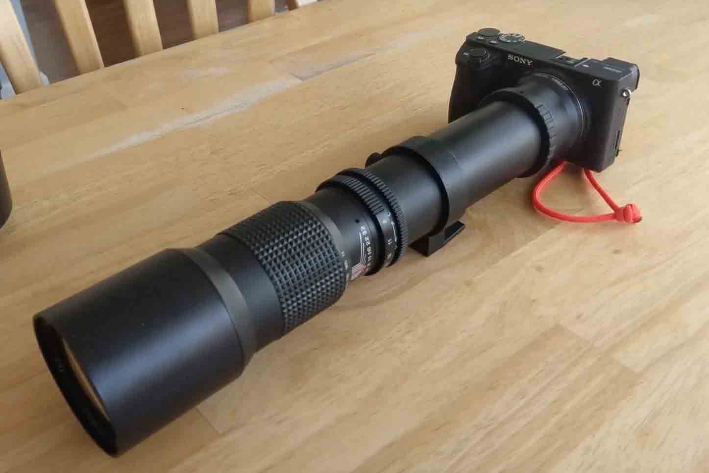Tak wygląda teleobiektyw 1000 mm do Sony A6500 za 300 zł 1