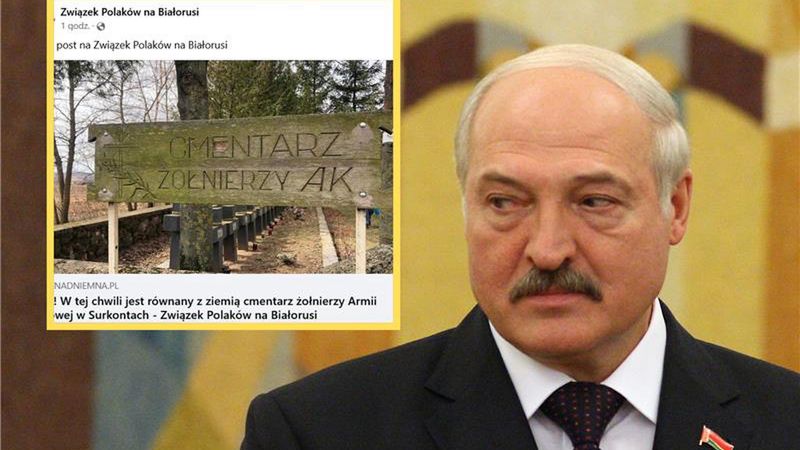 Białoruski władze niszczą polski cmentarz 