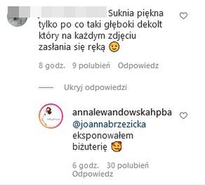 Anna Lewandowska tłumaczy, dlaczego trzymała rękę na dekolcie na Gali Mistrzów Sportu