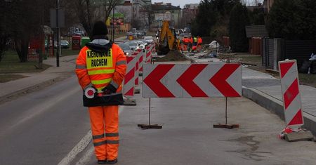 Kolejny etap remontu ul. Nałkowskich. Od czwartku wprowadzą ruch wahadłowy