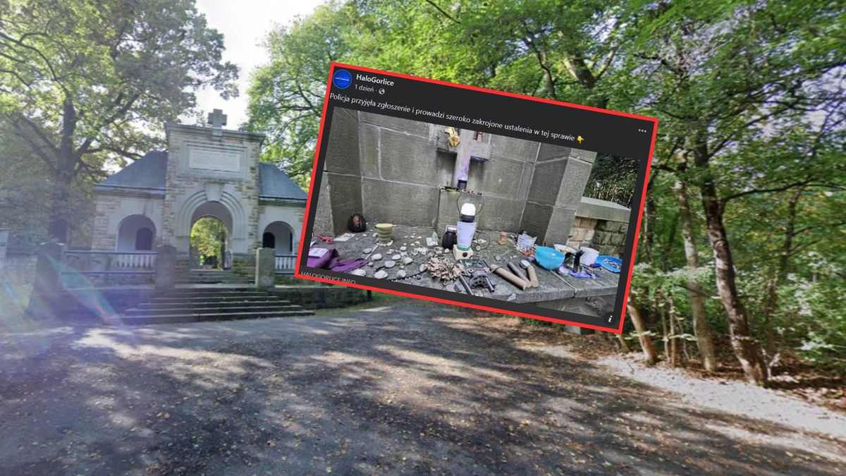 Zbezczeszczenie grobów na cmentarzu wojskowym