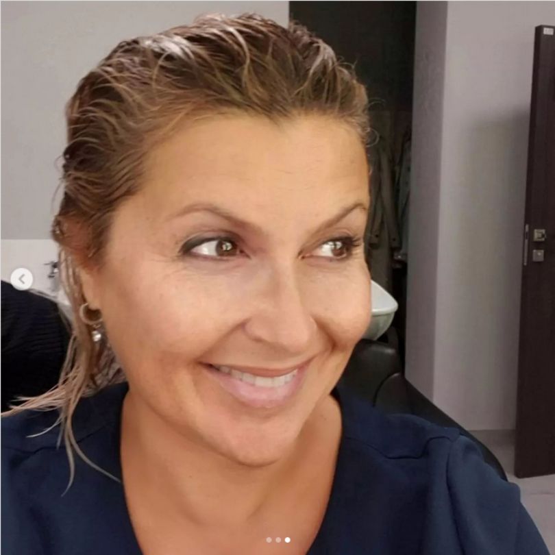 Katarzyna Skrzynecka pozuje bez makijażu